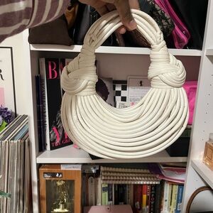 White Woven Bag